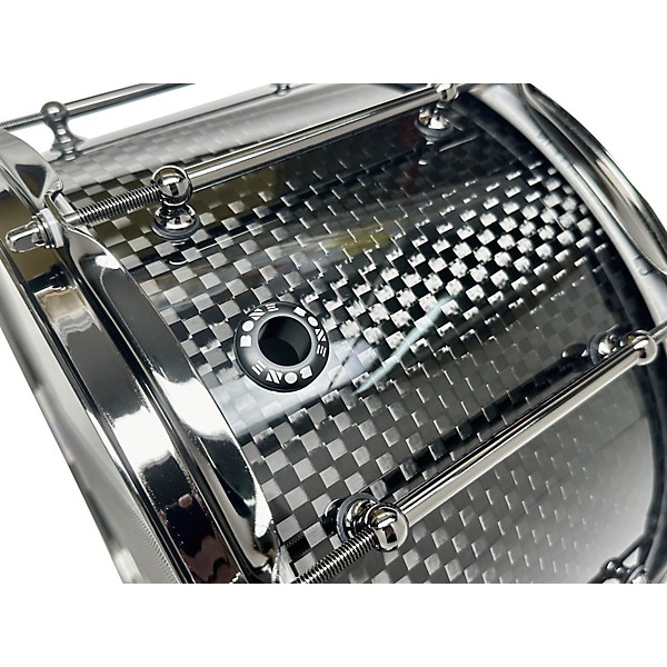 BONE Drums TRUE Carbon Fiber Wide Plain Snare Drum with Nickel Hardware 14 x 5.5 in.