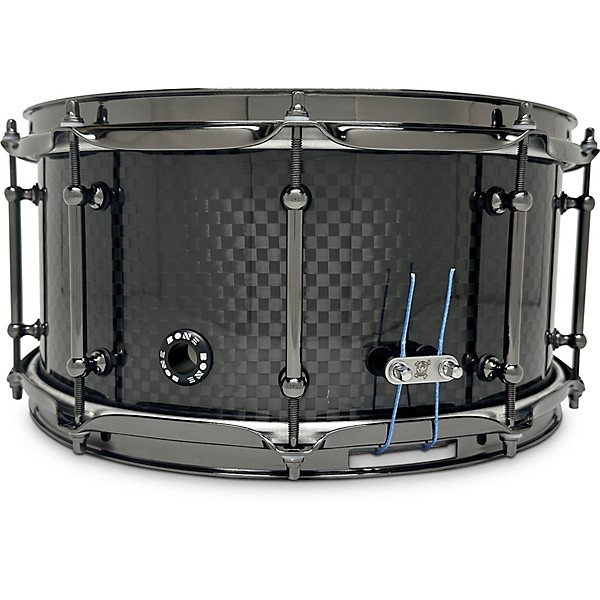 BONE Drums TRUE Carbon Fiber Wide Plain Snare Drum with Nickel Hardware 14 x 8 in.