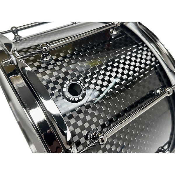 BONE Drums TRUE Carbon Fiber Wide Plain Snare Drum with Nickel Hardware 14 x 8 in.