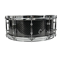 BONE Drums TRUE Carbon Fiber Wide Plain Snare Drum with Chrome Hardware 14 x 4.5 in.