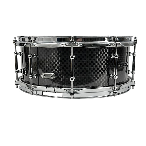 BONE Drums TRUE Carbon Fiber Wide Plain Snare Drum with Chrome Hardware 14 x 4.5 in.
