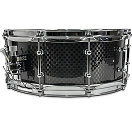 BONE Drums TRUE Carbon Fiber Wide Plain Snare Drum with Chrome Hardware 14 x 5.5 in.