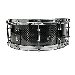 BONE Drums TRUE Carbon Fiber Wide Plain Snare Drum with Chrome Hardware 14 x 5.5 in.