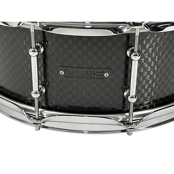 BONE Drums TRUE Carbon Fiber Wide Plain Snare Drum with Chrome Hardware 14 x 5.5 in.