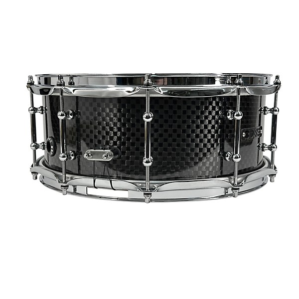 BONE Drums TRUE Carbon Fiber Wide Plain Snare Drum with Chrome Hardware 14 x 6.5 in.