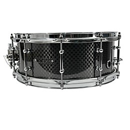 BONE Drums TRUE Carbon Fiber Wide Plain Snare Drum with Chrome Hardware 14 x 8 in.
