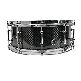 BONE Drums TRUE Carbon Fiber Wide Plain Snare Drum with Chrome Hardware 14 x 8 in.