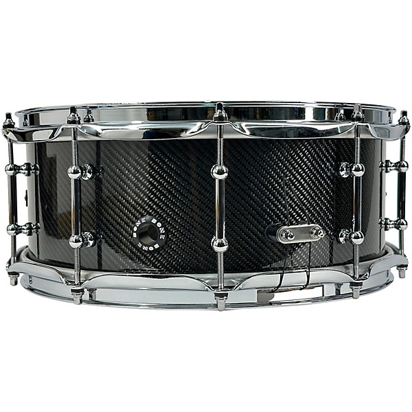 BONE Drums TRUE Carbon Fiber Twill Snare Drum With Chrome Hardware 14 x 8 in.