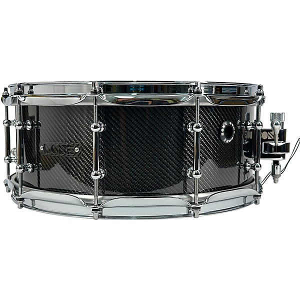 BONE Drums TRUE Carbon Fiber Twill Snare Drum With Chrome Hardware 14 x 4.5 in.