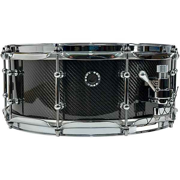 BONE Drums TRUE Carbon Fiber Twill Snare Drum With Chrome Hardware 14 x 5.5 in.