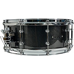BONE Drums TRUE Carbon Fiber Twill Snare Drum With Chrome Hardware 14 x 5.5 in.