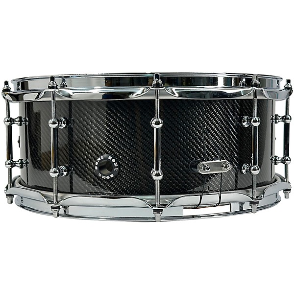 BONE Drums TRUE Carbon Fiber Twill Snare Drum With Chrome Hardware 14 x 5.5 in.