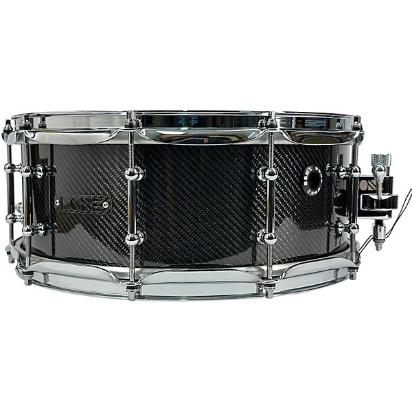BONE Drums TRUE Carbon Fiber Twill Snare Drum With Chrome Hardware 14 x 6.5 in.