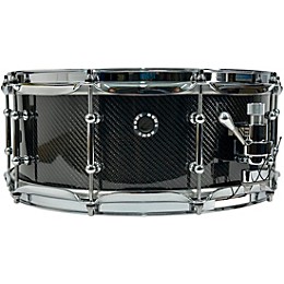 BONE Drums TRUE Carbon Fiber Twill Snare Drum With Chrome Hardware 14 x 6.5 in.