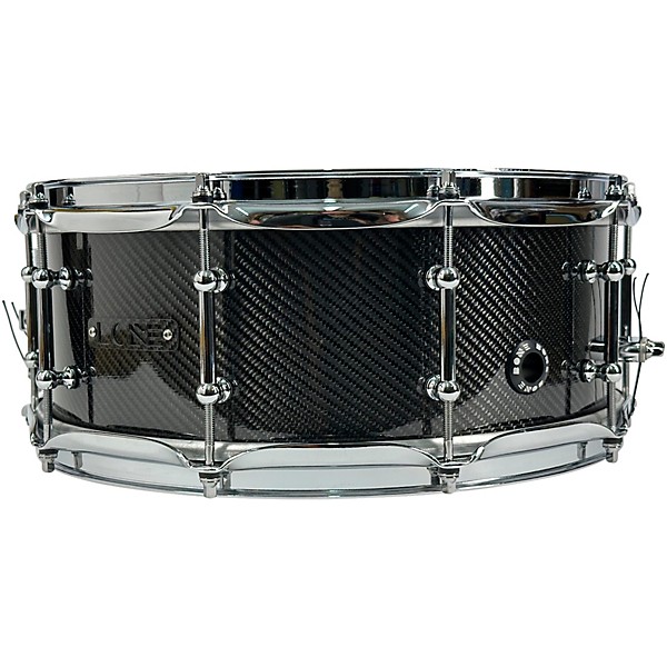 BONE Drums TRUE Carbon Fiber Twill Snare Drum With Chrome Hardware 14 x 6.5 in.