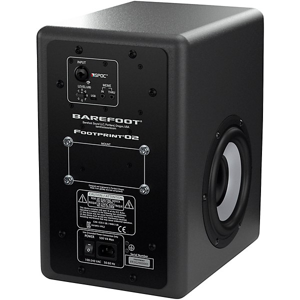 Barefoot Sound Footprint02 Gen 2 6.5" 3-Way Powered Near-Field Monitor Pair