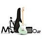 Squier Mini Jazzmaster HH Maple Fingerboard Electric Guitar and Frontman 20G Guitar Combo Amp Bundle Surf Green thumbnail
