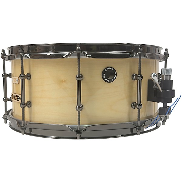 BONE Drums TRUE Carbon Fiber Hybrid Snare Drum with Black Nickel Hardware 14 x 5.5 in. Natural