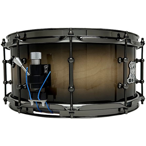 BONE Drums TRUE Carbon Fiber Hybrid Snare Drum with Black Nickel Hardware 14 x 5.5 in. Charcoal Burst