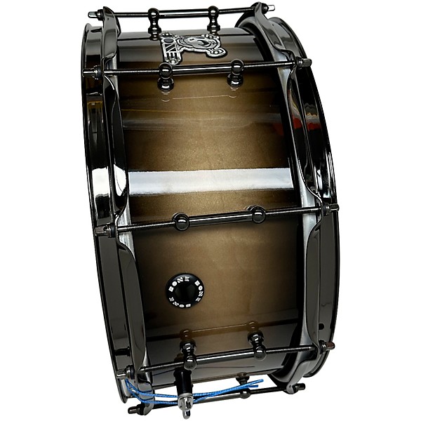 BONE Drums TRUE Carbon Fiber Hybrid Snare Drum with Black Nickel Hardware 14 x 5.5 in. Charcoal Burst