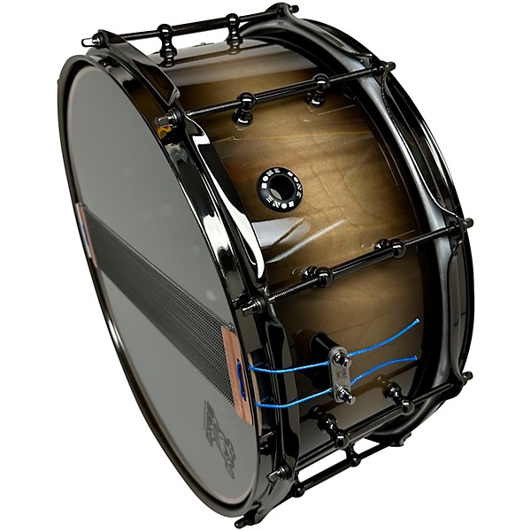 BONE Drums TRUE Carbon Fiber Hybrid Snare Drum with Black Nickel Hardware 14 x 5.5 in. Charcoal Burst