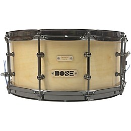 BONE Drums TRUE Carbon Fiber Hybrid Snare Drum with Black Nickel Hardware 14 x 8.5 in. Natural