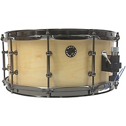 BONE Drums TRUE Carbon Fiber Hybrid Snare Drum with Black Nickel Hardware 14 x 8.5 in. Natural
