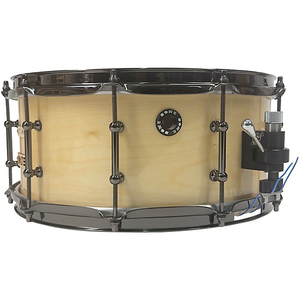 BONE Drums TRUE Carbon Fiber Hybrid Snare Drum with Black Nickel Hardware 14 x 8.5 in. Natural