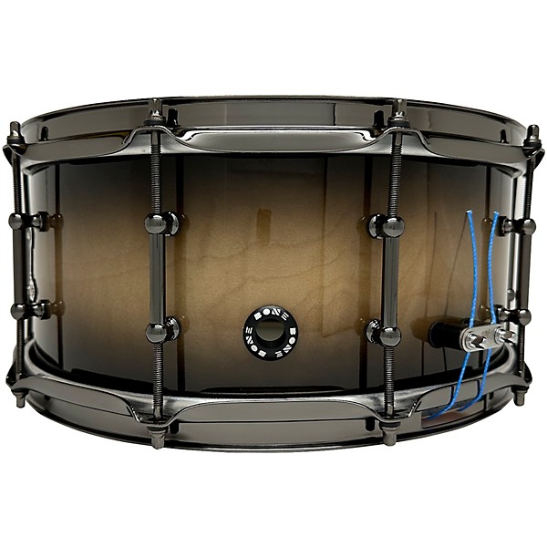 BONE Drums TRUE Carbon Fiber Hybrid Snare Drum with Black Nickel Hardware 14 x 8.5 in. Charcoal Burst