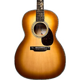 Martin O'ahu K-42 Hibiscus Acoustic Guitar - Dark Toast Burst