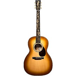 Martin O'ahu K-42 Hibiscus Acoustic Guitar - Dark Toast Burst