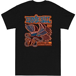 Ernie Ball Ernie Ball Eagle and Snake T-Shirt X Large Black
