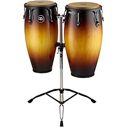 MEINL Headliner Series Conga Set with Double Braced Tripod Stand Vintage Sunburst