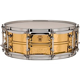 Ludwig Hammered Snare Drum with Tube Lugs 14 x 5 in. Brass