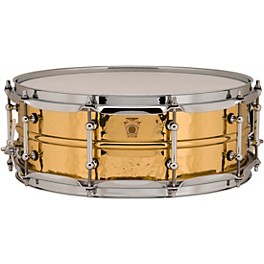 Ludwig Hammered Snare Drum with Tube Lugs 14 x 5 in. Brass