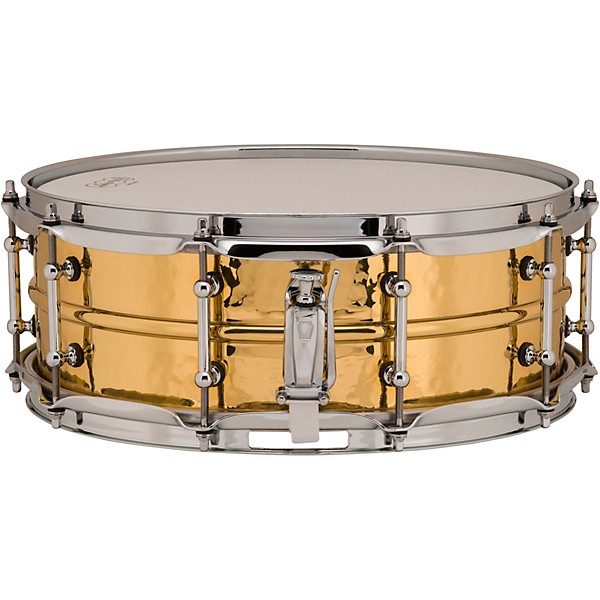 Ludwig Hammered Snare Drum with Tube Lugs 14 x 5 in. Brass