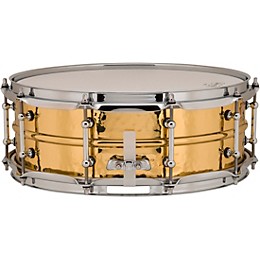 Ludwig Hammered Snare Drum with Tube Lugs 14 x 5 in. Brass