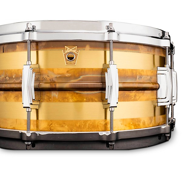 Ludwig Raw Striped Bronze Phonic Snare Drum - 14 x 6.5 in.