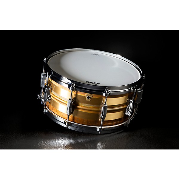Ludwig Raw Striped Bronze Phonic Snare Drum - 14 x 6.5 in.