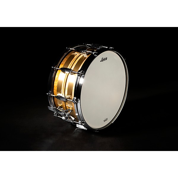 Ludwig Raw Striped Bronze Phonic Snare Drum - 14 x 6.5 in.