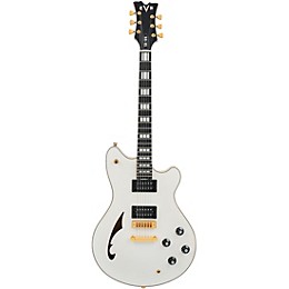 EVH SA-126 Special Semi-Hollowbody Electric Guitar - Platinum Pearl Metallic