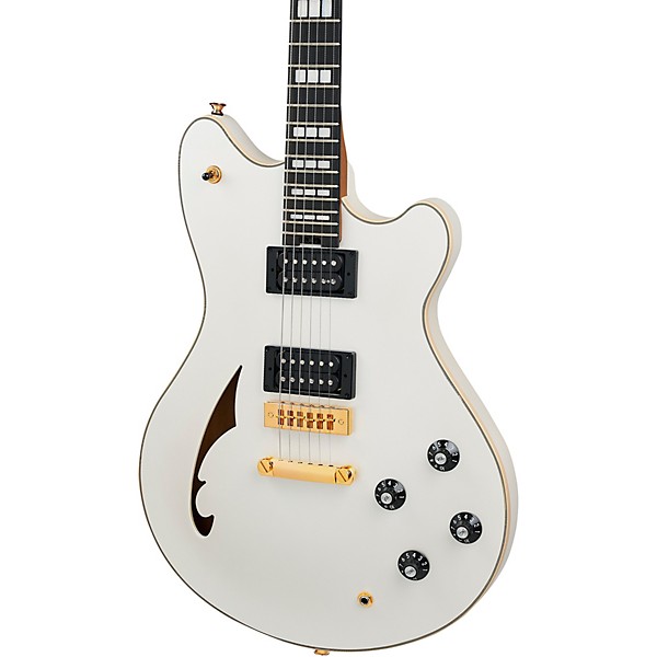 EVH SA-126 Special Semi-Hollowbody Electric Guitar - Platinum Pearl Metallic
