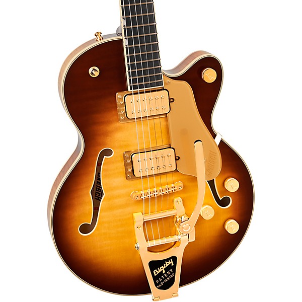 Gretsch Guitars Broadkaster Jr. LX Semi-Hollowbody Electric Guitar - Caramel Dawn