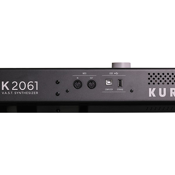 Kurzweil K2061 61-key V.A.S.T. Synthesizer Workstation - Black