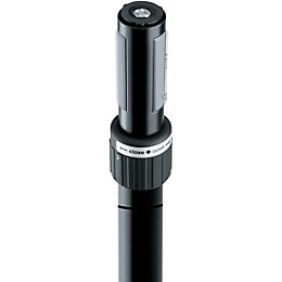 K&M 21364 M20 Threaded Speaker Pole with Ring Lock System Black