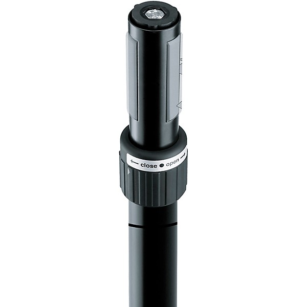 K&M 21364 M20 Threaded Speaker Pole with Ring Lock System Black