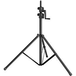 K&M 24730 Dual Crank Audio/Lighting Stand Black