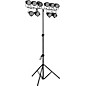 K&M 24730 Dual Crank Audio/Lighting Stand Black