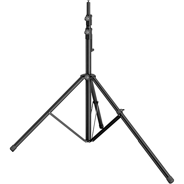 K&M 24730 Dual Crank Audio/Lighting Stand Black
