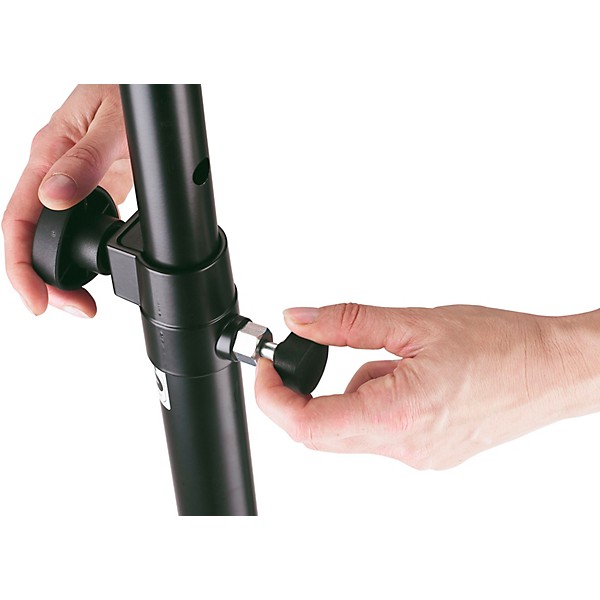 K&M 26737 Speaker Stand with Ring Lock System Black